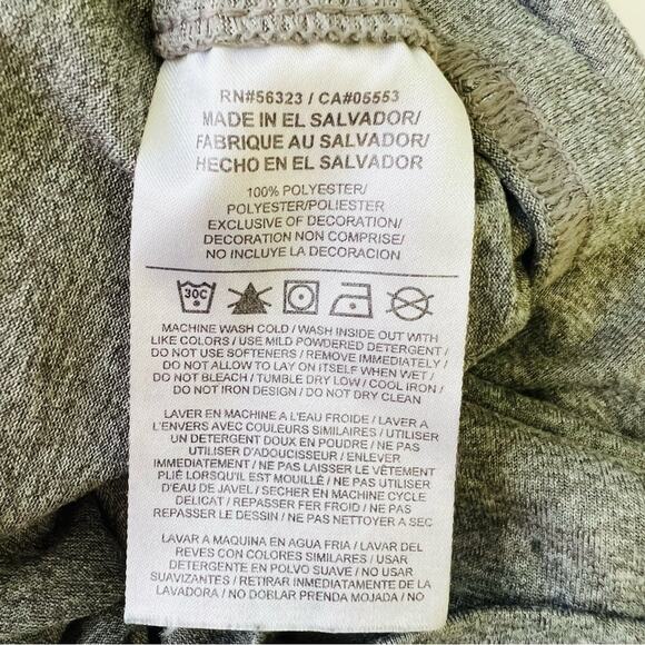 Nike Dri Fit Grey Unisex TShirt XL - Picture 6 of 7